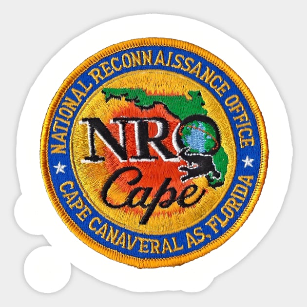 NRO Cape Canaveral Logo Sticker by Spacestuffplus